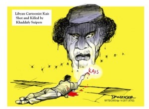 Libyan Cartoonist Shot
