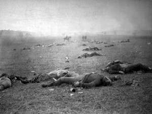 Battle of Gettysburg by Mathew Brady
