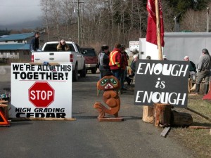 Island Spirit Rising Haida LOgging Protest March 2005