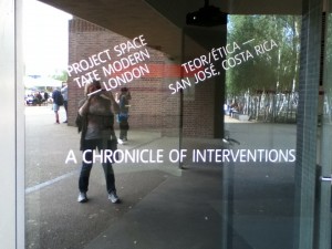 title A Chronicle of Interventions Tate