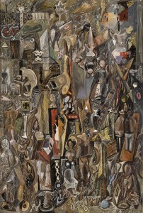 Tempera with graphite on composition board Seattle Art Museum, Gift of Gladys and Sam Rubinstein, 69.79© Mark Tobey / Seattle Art Museum Photo: Paul Macapia   
