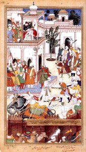 1561-The_Submission_of_the_rebel_brothers_Ali_Quli_and_Bahadur_Khan-Akbarnama