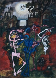 Dancing Skeletons 1934 Edward Burra 1905-1976 Purchased 1939 http://www.tate.org.uk/art/work/N05005