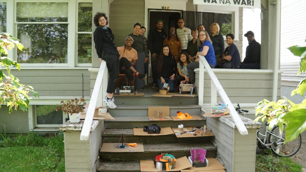 Edgar Areceneaux at WaNaWari new black cultural center in the Central District